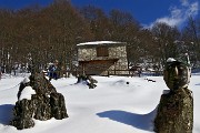 Salita pomeridiana al MONTE SUCHELLO (1541 m) ben innevato da Costa Serina 1l 10 marzo 2016  - FOTOGALLERY